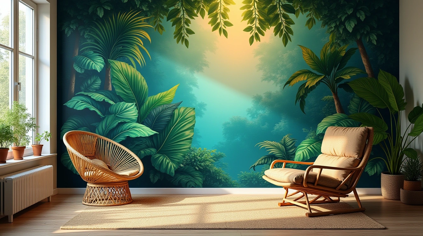 Vos questions sur les tentures jungle tropicale